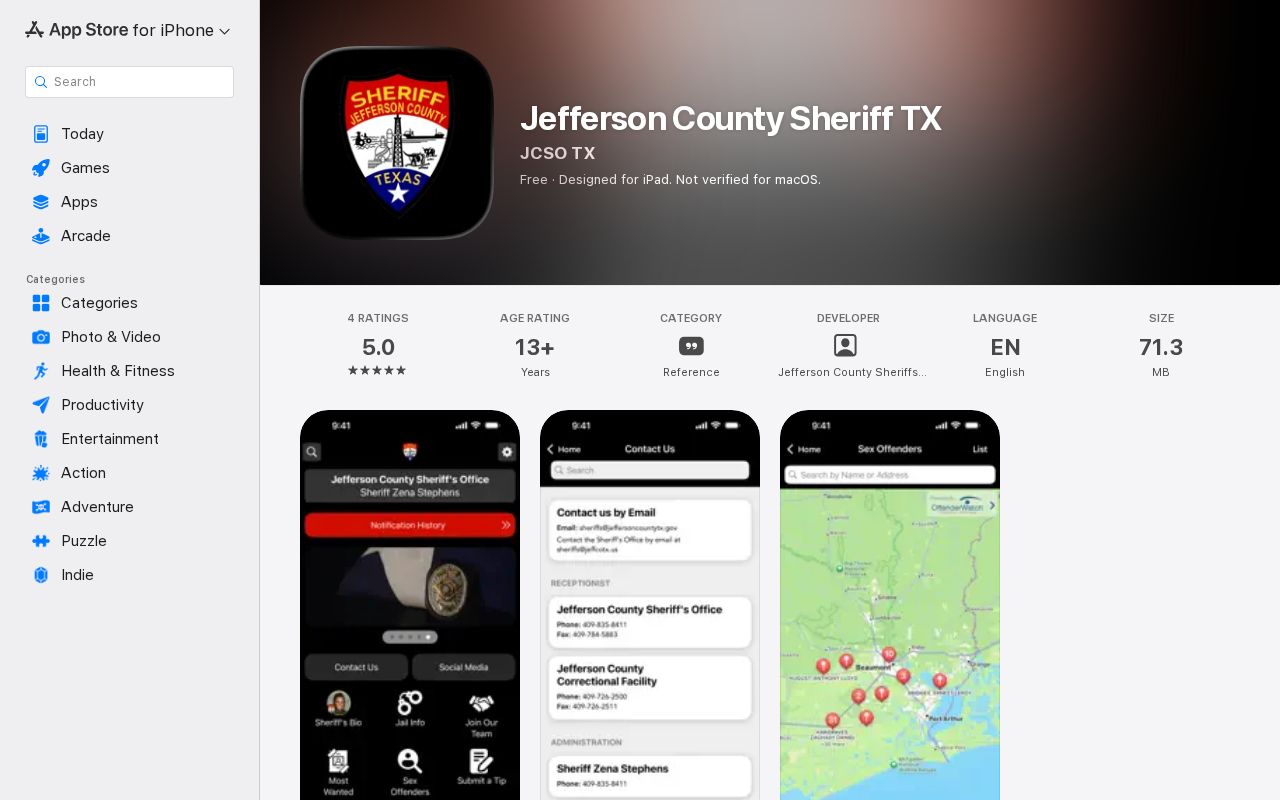 Jefferson County Sheriff app released mugshot listing