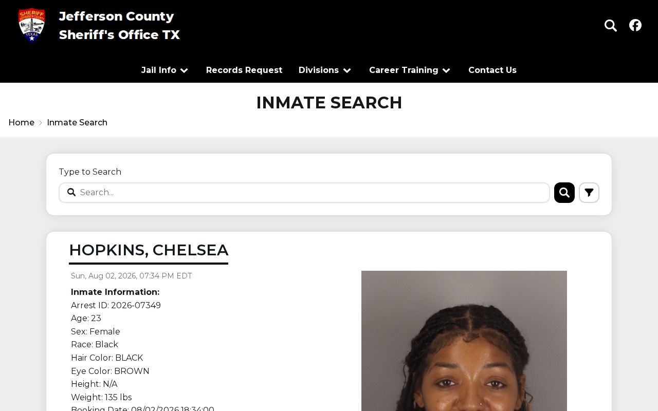 Jefferson County 72 hour release roster verification